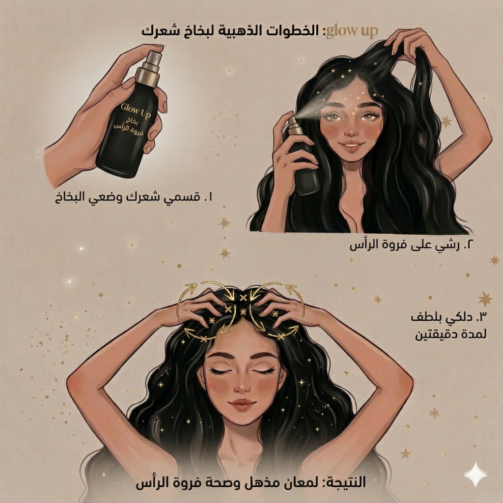Glow Up Scalp Spray | بخاخ علاج فروة الرأس