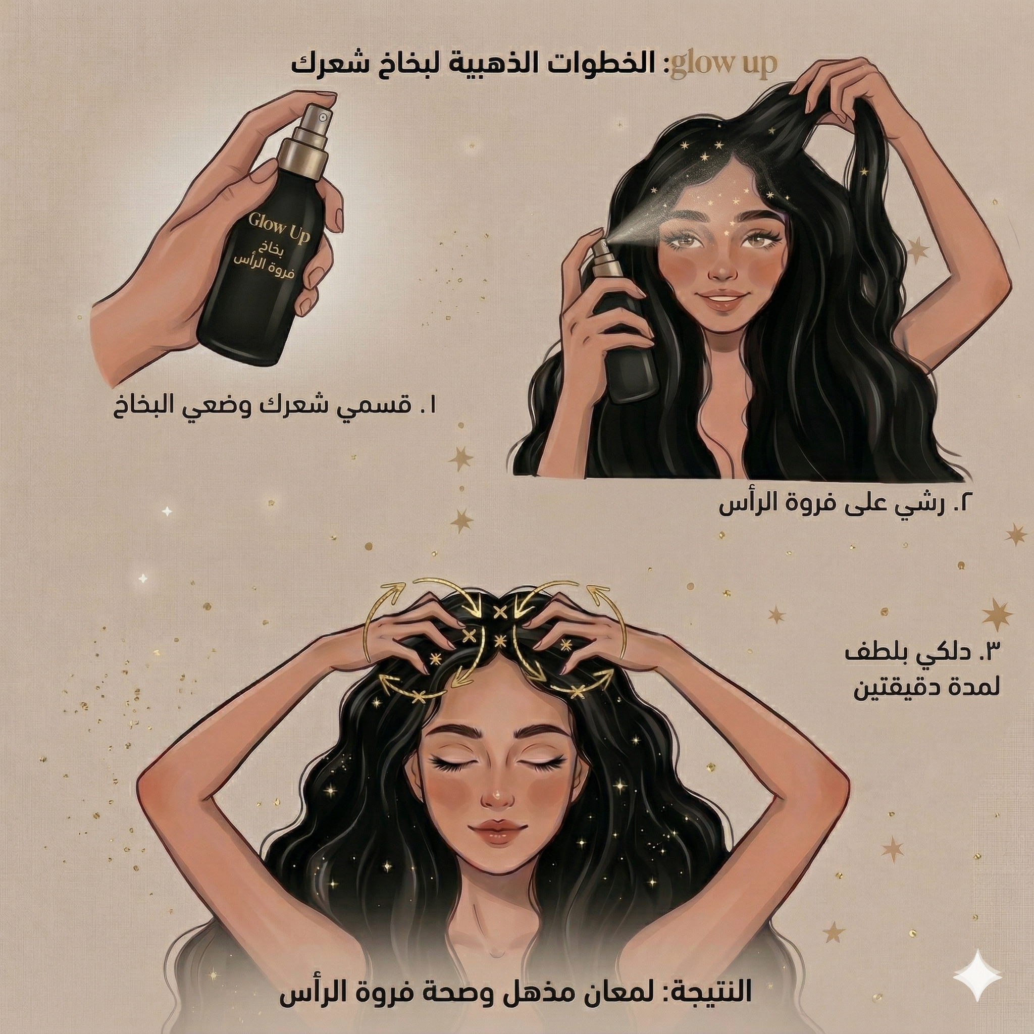 Glow Up Scalp Spray | بخاخ علاج فروة الرأس
